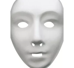 Maschera bianca fantasma per adulti