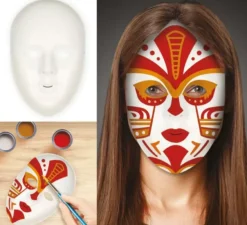 Maschera bianca. Ideale per decorare.
