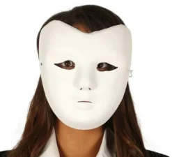 Maschera bianca per colorare