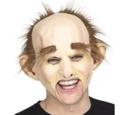 Maschera calva con sopracciglia extra lunghe