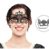 Maschera Corona di pizzo nero