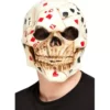 maschera cranio con poker face lattice
