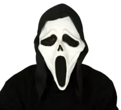 Maschera da assassino con cappuccio
