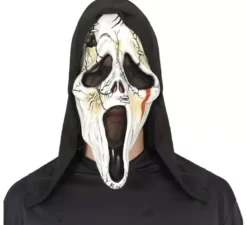 Maschera da Assassino con cappuccio in lattice