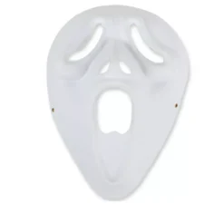 Maschera da assassino urlante di carta