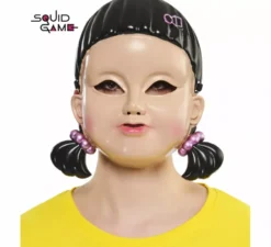 Maschera da bambola Squid Game