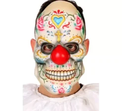 Maschera da clown del giorno dei morti per gli adulti