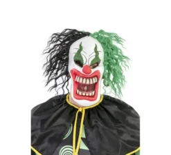 Maschera da Clown Pazzo con i capelli