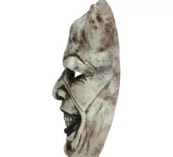 Maschera da demone in lattice bianco