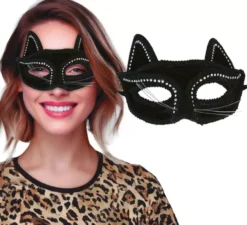 Maschera da gattino nero