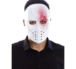 Maschera da Hockey insanguinata