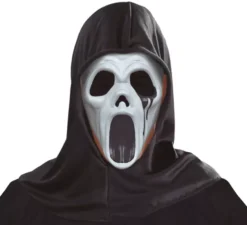 Maschera da killer con cappuccio