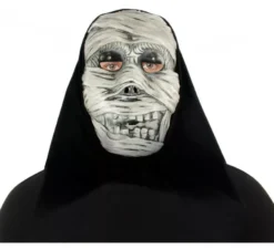 Maschera da mummia con tessuto di plastica
