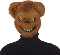 Maschera da orso horror con fermaglio per capelli