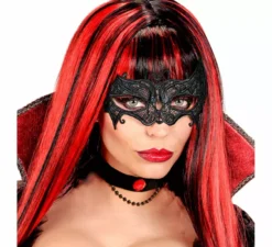 Maschera da pipistrello in pizzo