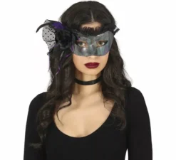 Maschera d'argento con velo