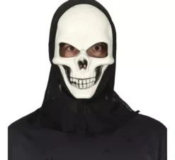Maschera da teschio con cappuccio
