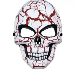 Maschera da teschio insanguinato in PVC