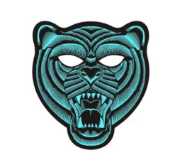Maschera da tigre illuminazione led