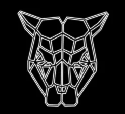Maschera da toro con illuminazione led