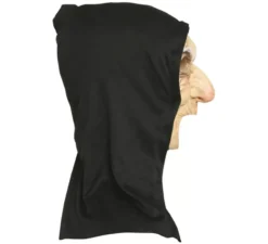 Maschera da vecchia con cappuccio