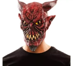 Maschera del demone con le corna