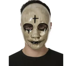 Maschera diabolica con croce