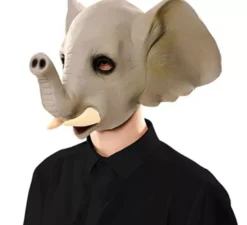 Maschera di elefante con le corna