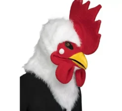 Maschera di gallo con movimento della mascella