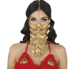 Maschera di moneta di metallo