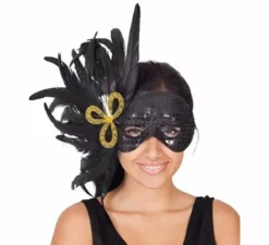 Maschera di pavone in vari colori