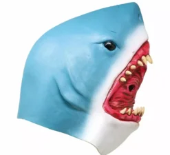 Maschera di squalo in lattice deformato