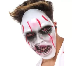 Maschera di zombi con sangue