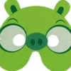 Maschera eva porcellino verde videogame