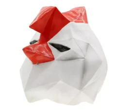 Maschera in lattice di gallo origami