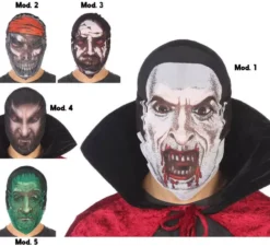 Maschera in tessuto Classic Monsters in vari modelli