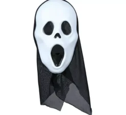 Maschera Killer Sorpreso con cappuccio in PVC