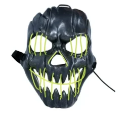 Maschera killer sorridente con luce in PVC
