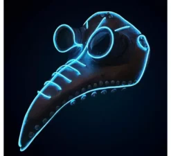 Maschera LED del medico della peste