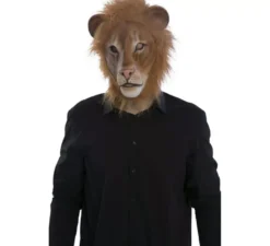 Maschera leone con i capelli
