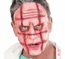 Maschera mezza faccia con cicatrici