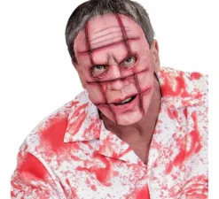 Maschera mezza faccia con cicatrici