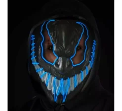 Maschera mostro con LED blu