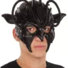 Maschera nera con orecchie Steampunk