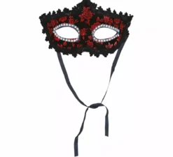 Maschera nera e rossa