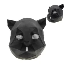 Maschera per gatti origami in lattice