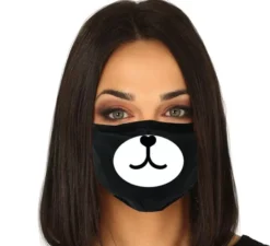 Maschera 3 pieghe panno cane adulto Disegno