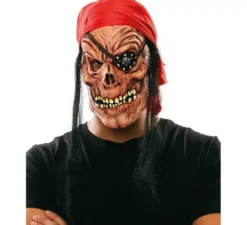 Maschera pirata zombie con fazzoletto