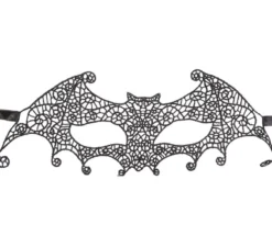 Maschera ricamata a pipistrello