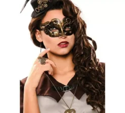 Maschera steampunk in 2 modelli assortiti